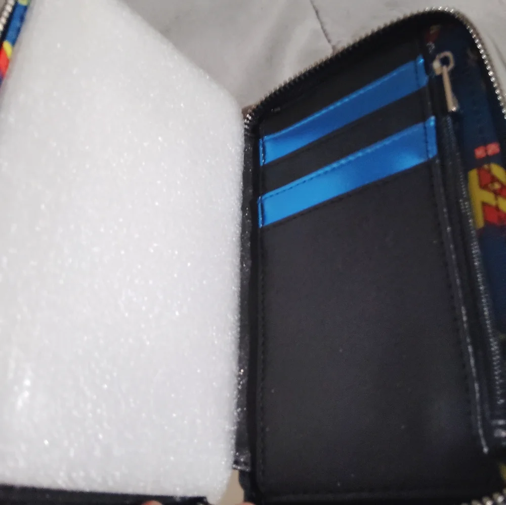 Loungefly Marvel Blue X-Men Wallet NWT - Picture 3 of 8